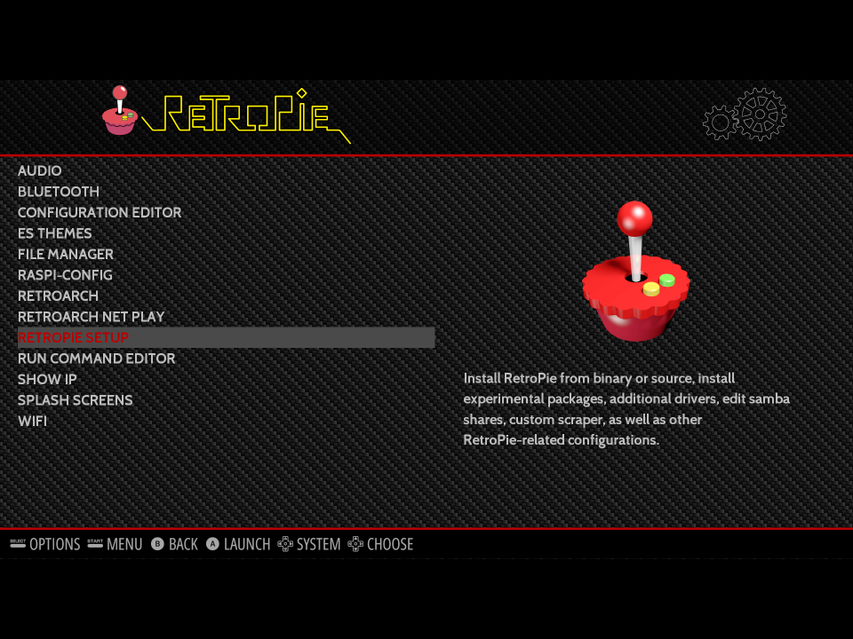 how to use retropie file manager