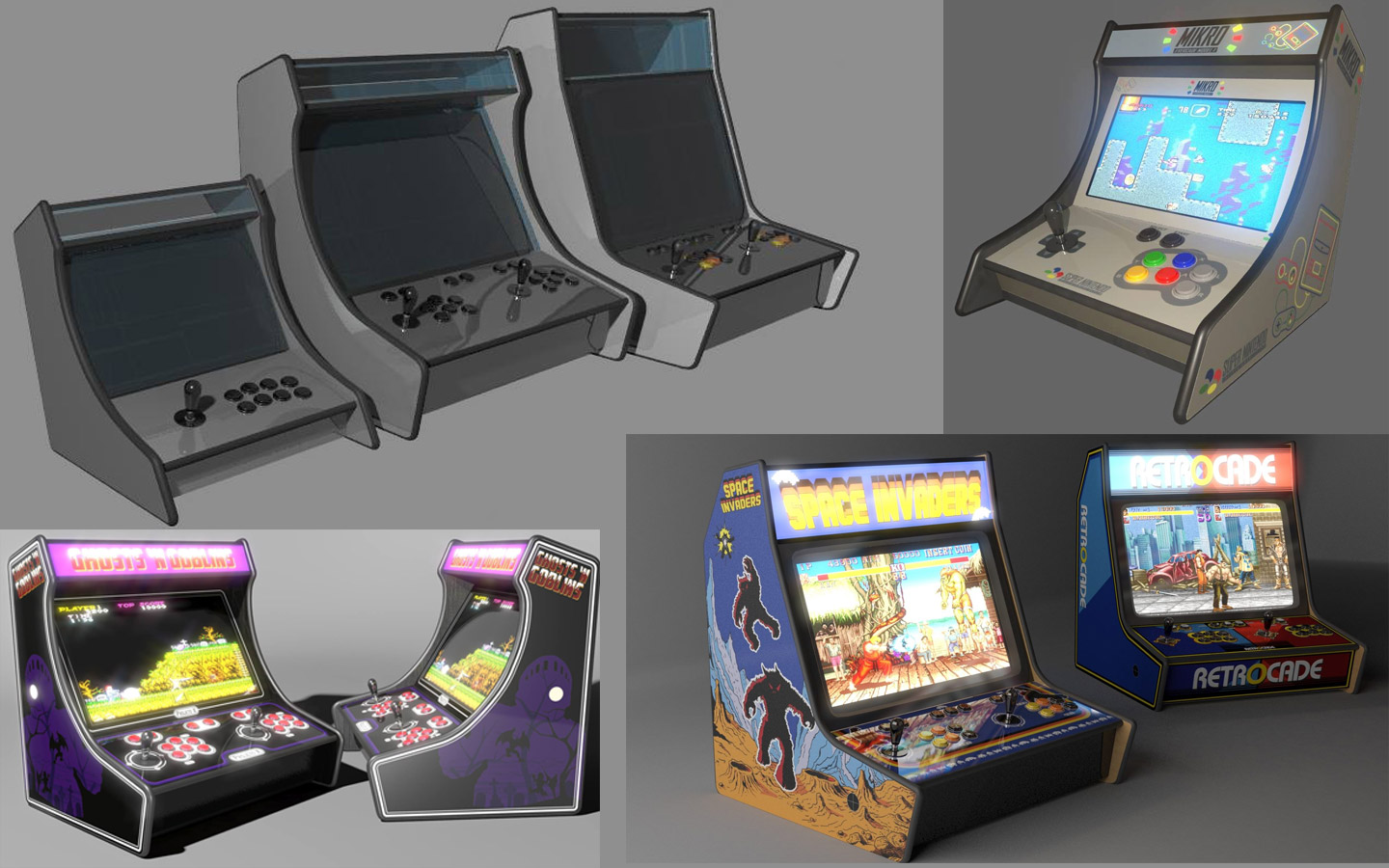 Bartop Arcade Artwok Template Retropie Forum