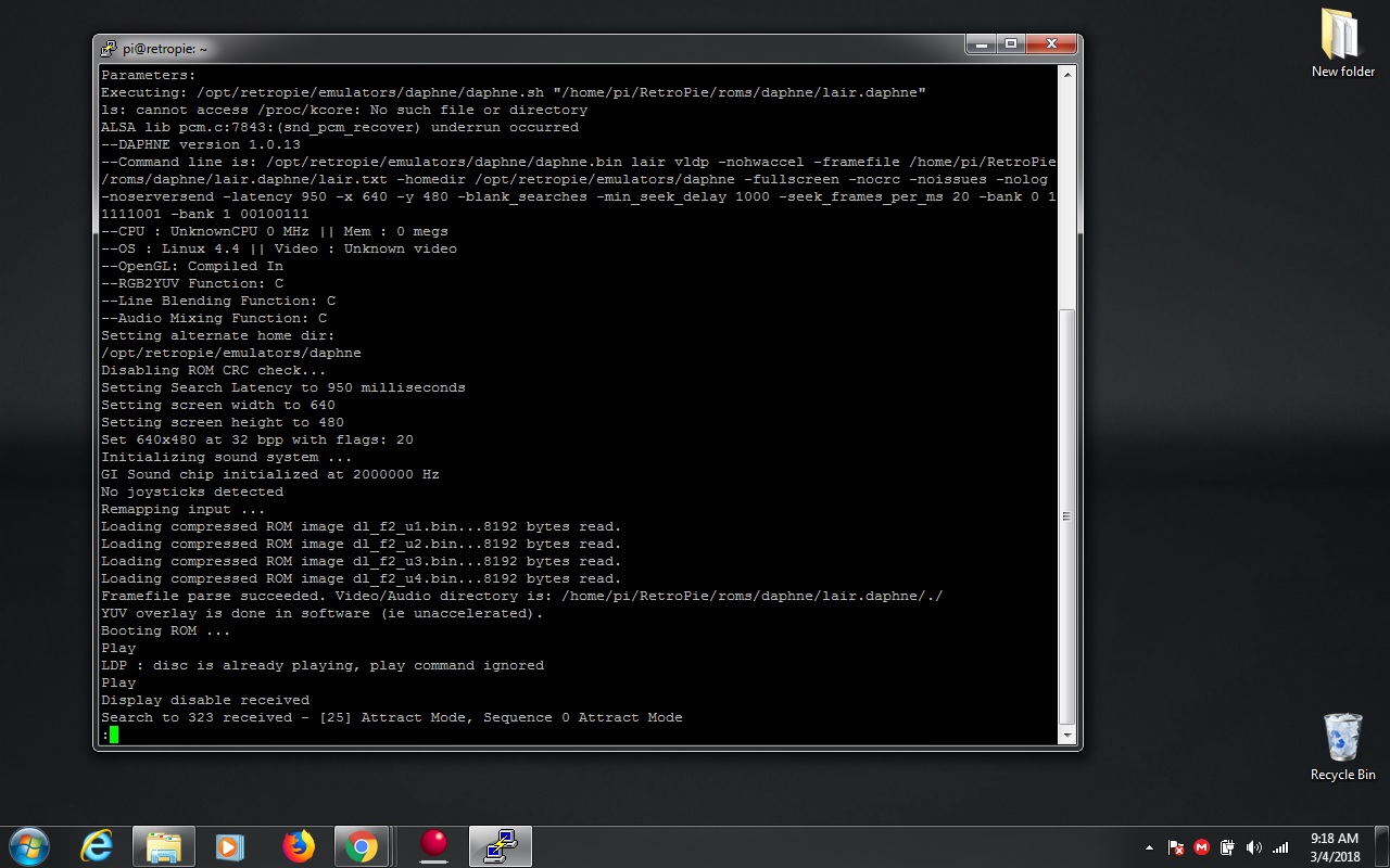 Dragon's Lair no sound RetroPie Forum