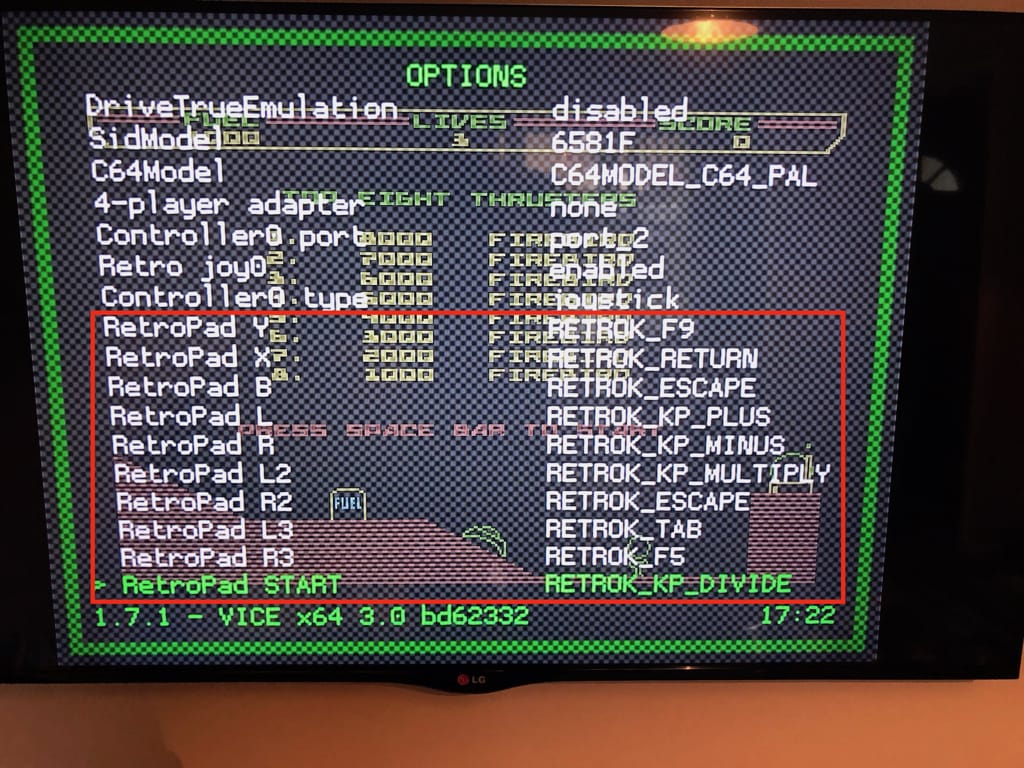 Missing Key Binds in RetroArch / Vice 64 - RetroPie Forum