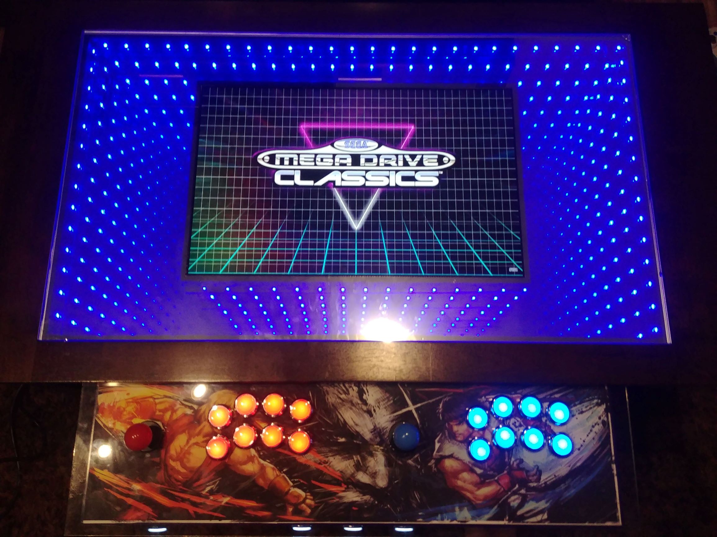 My first RetroPie infinity mirror coffee table. RetroPie Forum