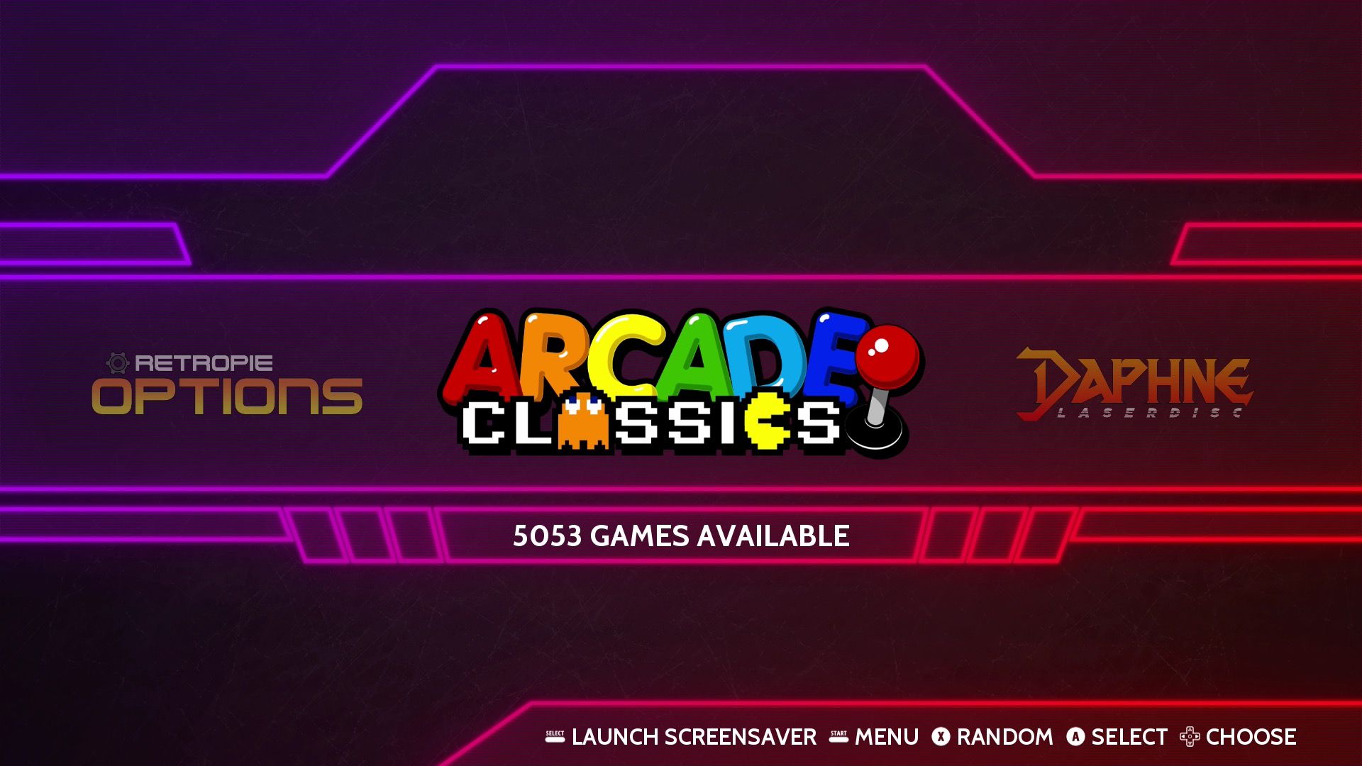 New Neon Overdrive Themes from Super Retropie! 