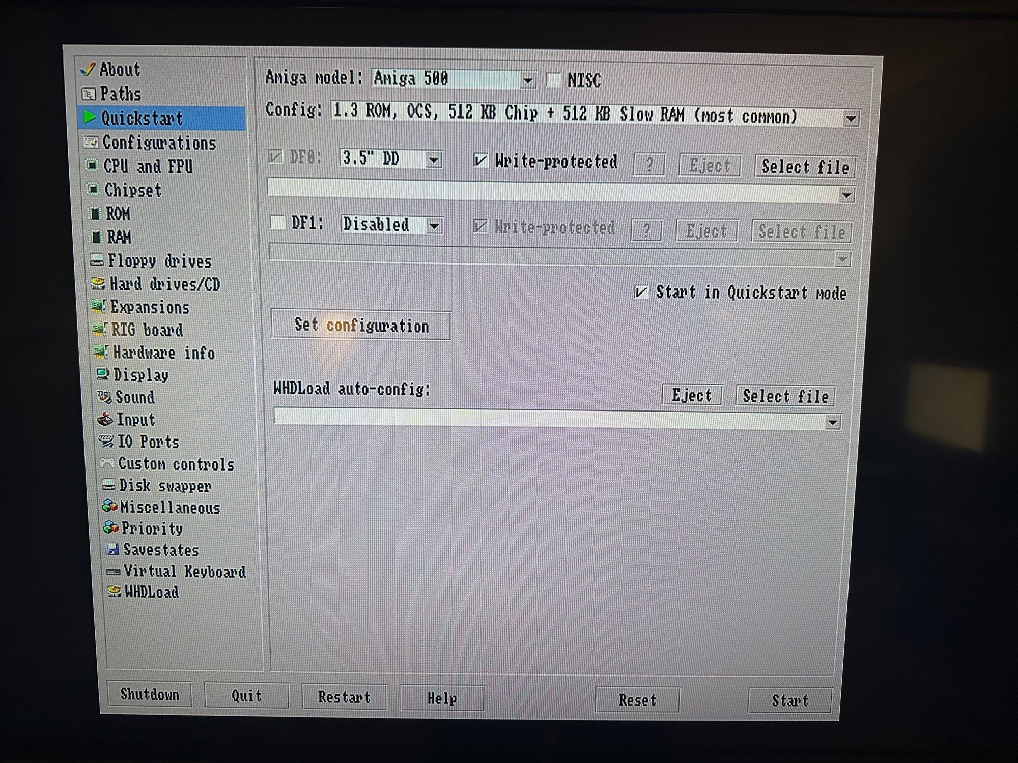 Getting an amiberry error when trying to run an Amiga game on a
