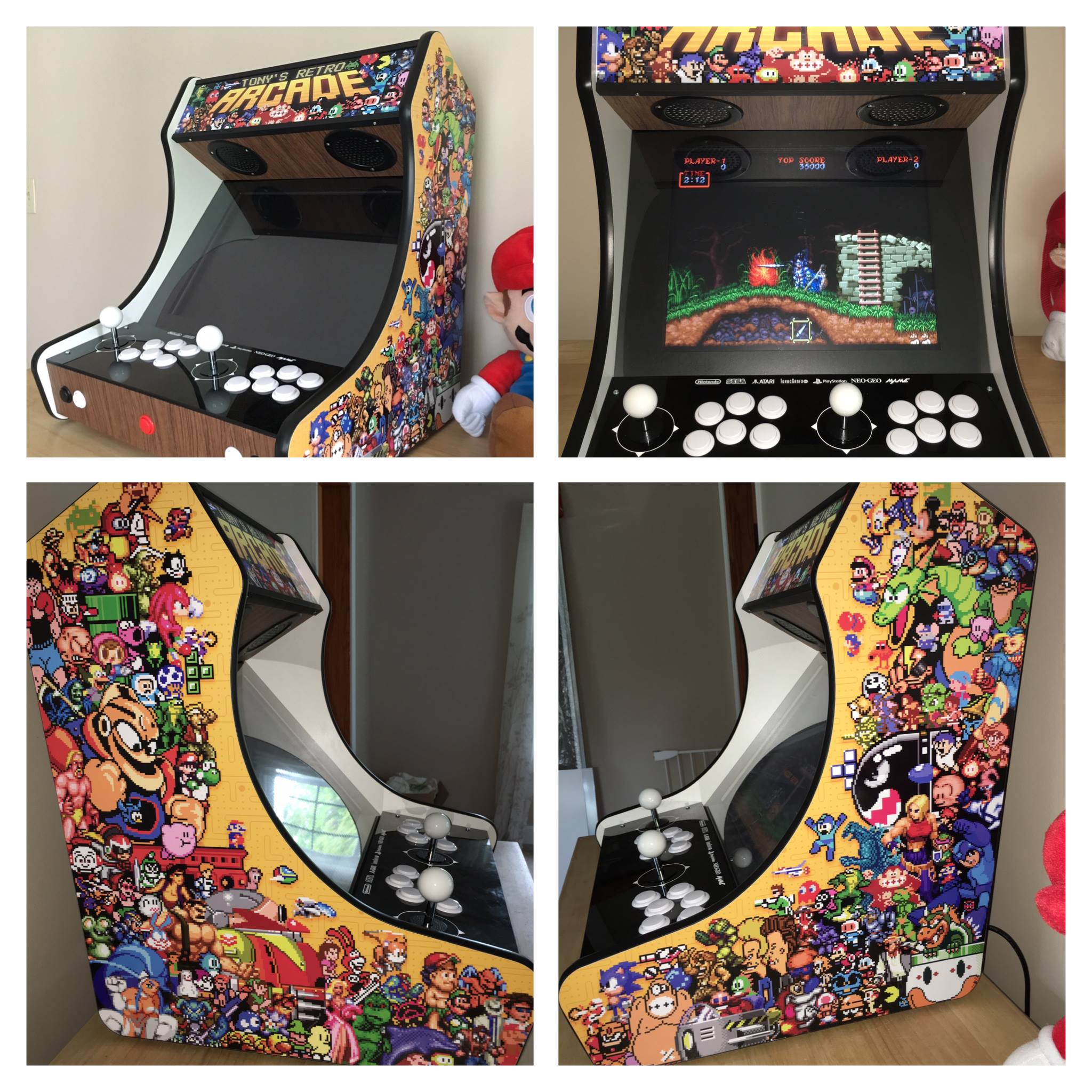 Pixel Art Themed Bartop Arcade Retropie Forum