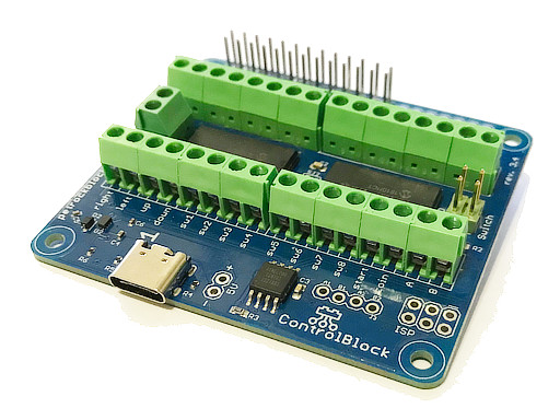 ControlBlock with USB-C and dedicated power switch IC